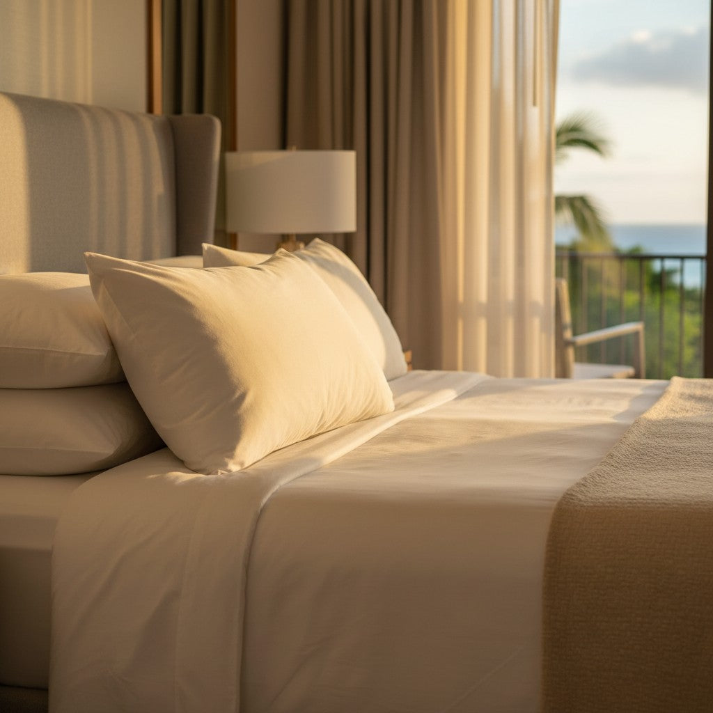 BSC Collection Microfiber Shell Economical Hospitality Pillows