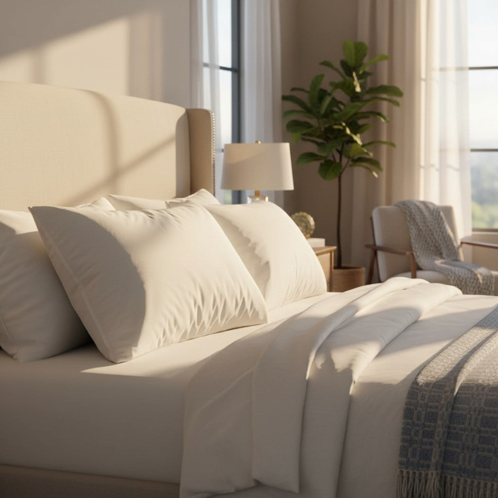 Economical Hotel Pillows with Synthetic Down