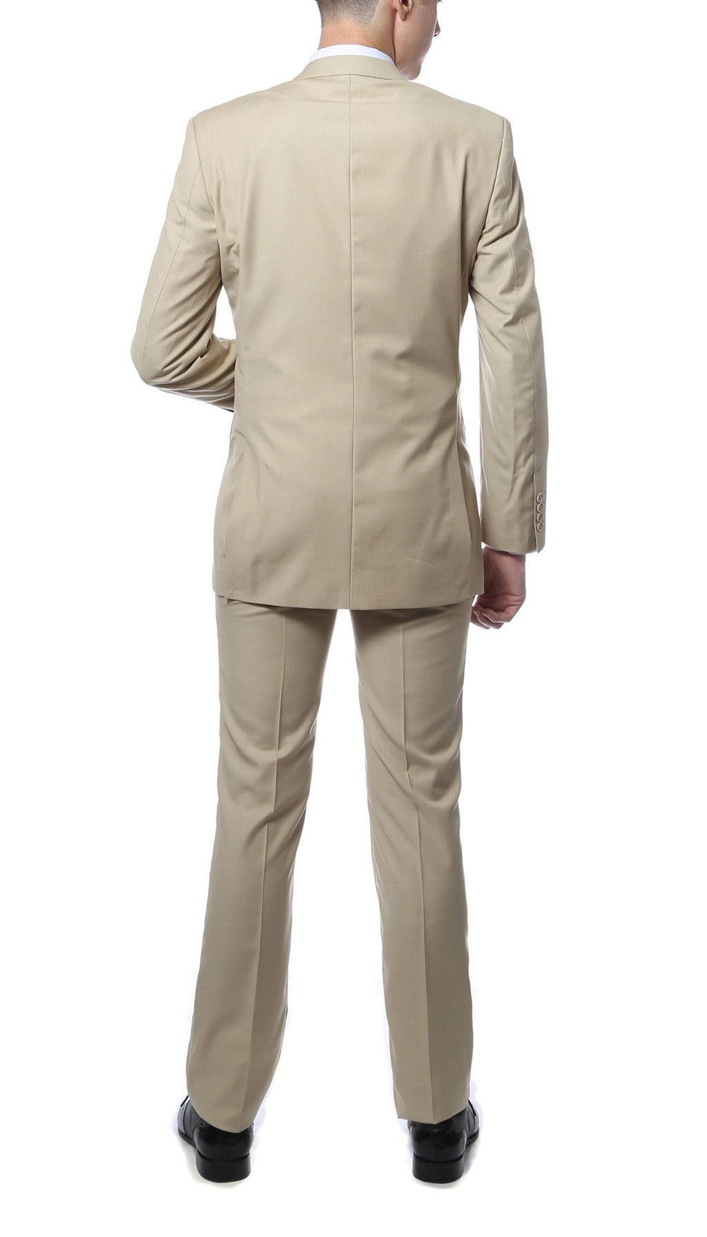 FS22 Mens Tan Regular Fit 2pc Suit