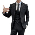 Mens Business Suit Set Blazer (Black)