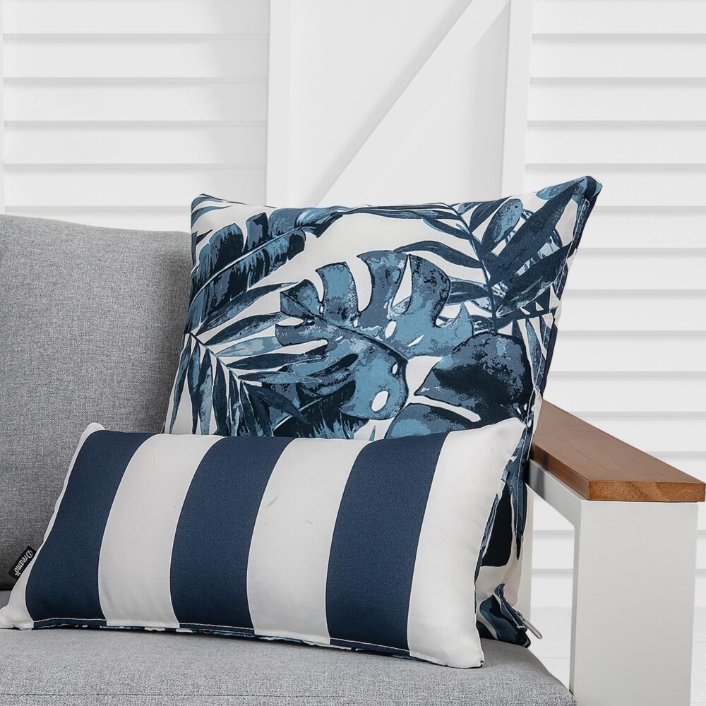 NNEDSZ Bicolour Outdoor Lumbar Cushion Pillows