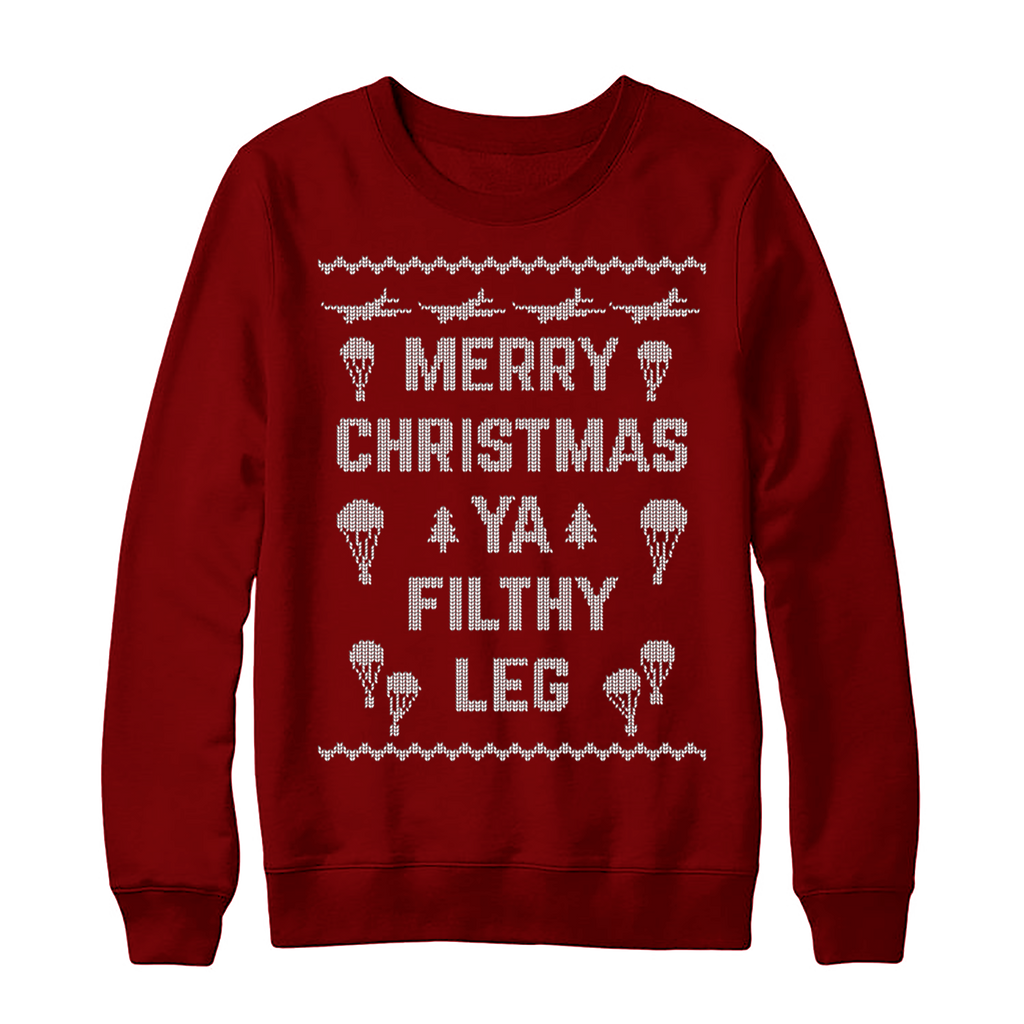 Ya Filthy Leg Christmas Sweatshirt