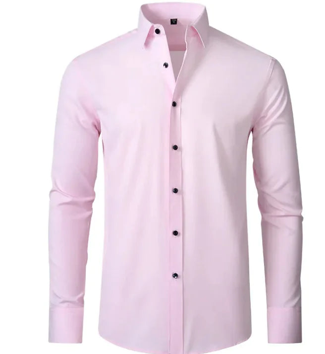 Men's Wrinkle-Free Elastic Business Shirt   $46.66 - $48.98