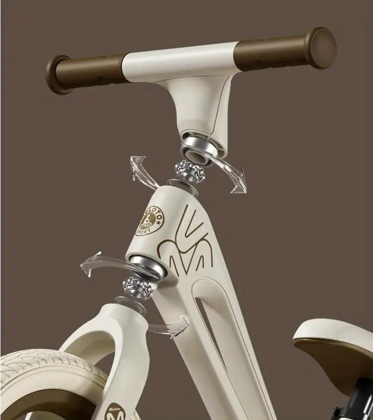 Kids Balance Bike Fiberglass Frame Wheels